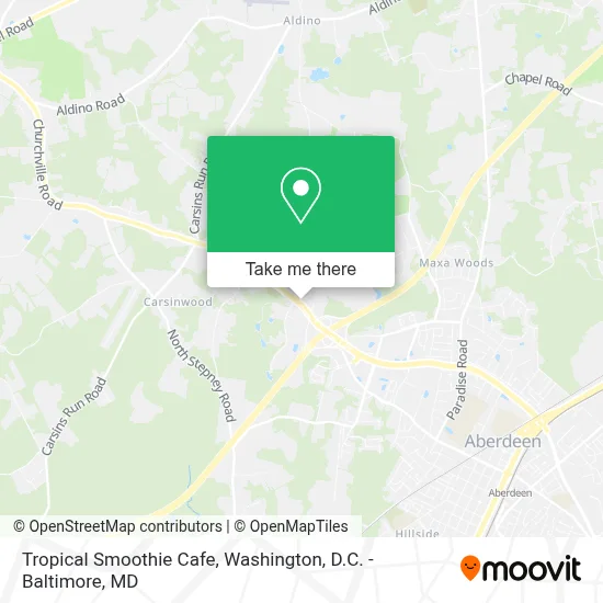 Tropical Smoothie Cafe map