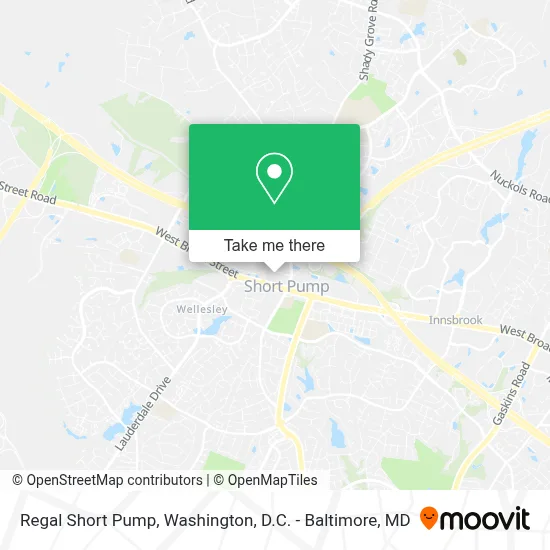 Regal Short Pump map