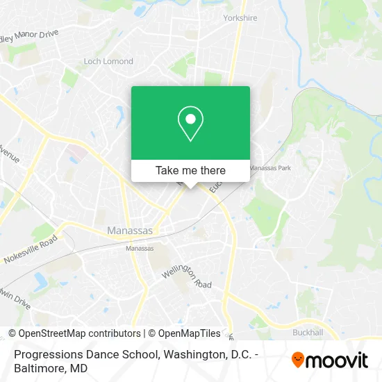 Progressions Dance School map