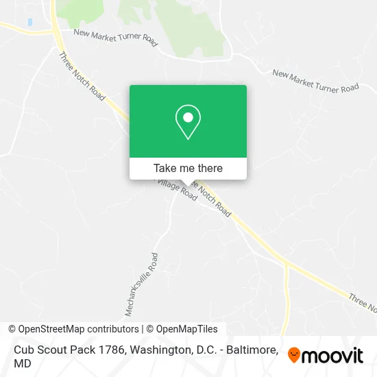 Cub Scout Pack 1786 map