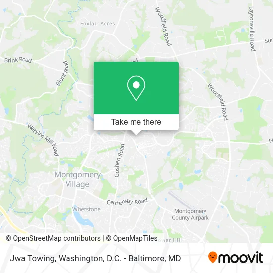 Jwa Towing map