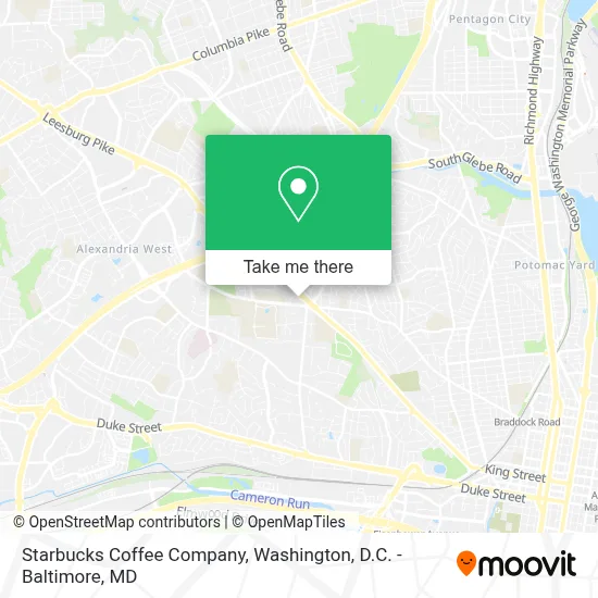 Starbucks Coffee Company map