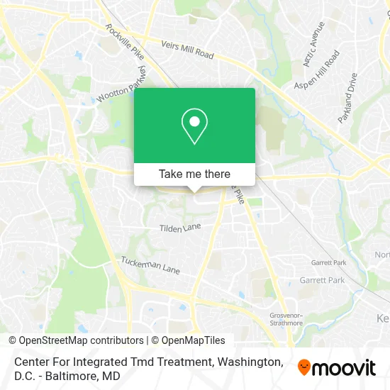Center For Integrated Tmd Treatment map