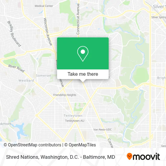 Shred Nations map
