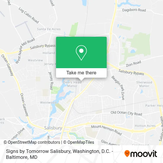 Signs by Tomorrow Salisbury map