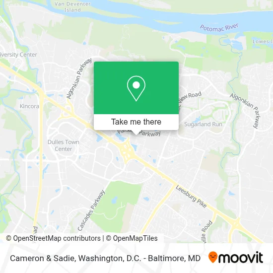 Cameron & Sadie map