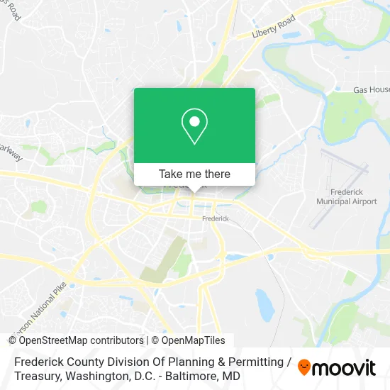 Frederick County Division Of Planning & Permitting / Treasury map