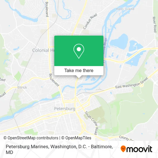 Petersburg Marines map