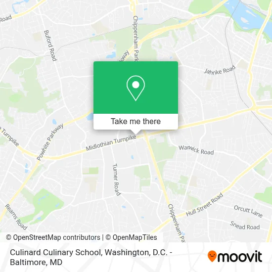Culinard Culinary School map