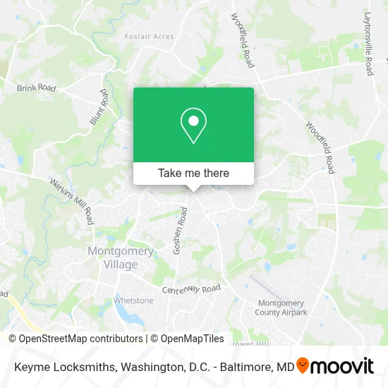 Keyme Locksmiths map