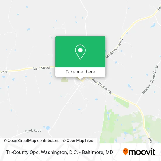 Tri-County Ope map