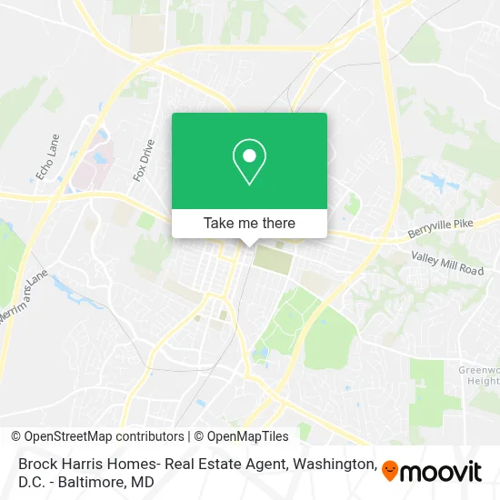 Brock Harris Homes- Real Estate Agent map