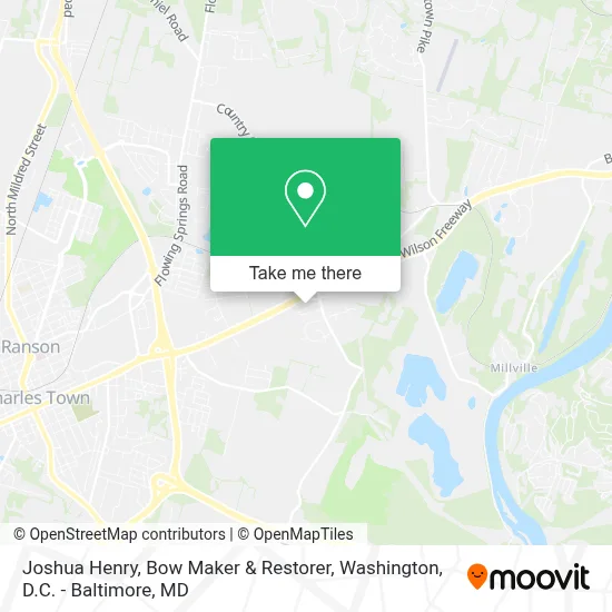 Joshua Henry, Bow Maker & Restorer map