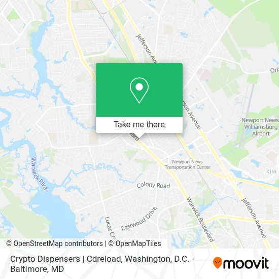 Crypto Dispensers | Cdreload map