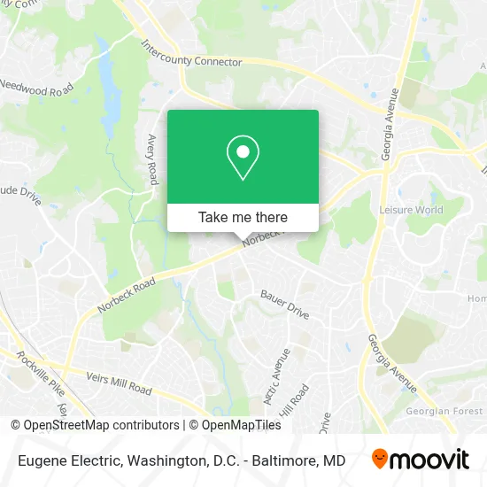 Eugene Electric map