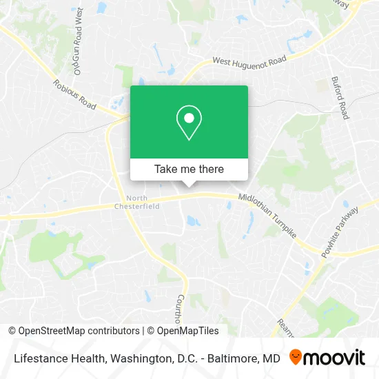 Lifestance Health map