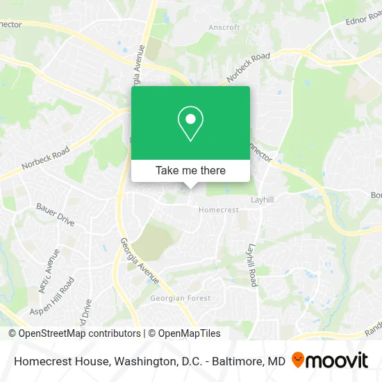 Homecrest House map