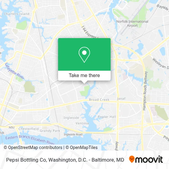 Pepsi Bottling Co map