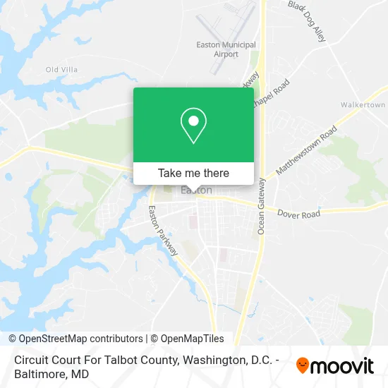 Circuit Court For Talbot County map