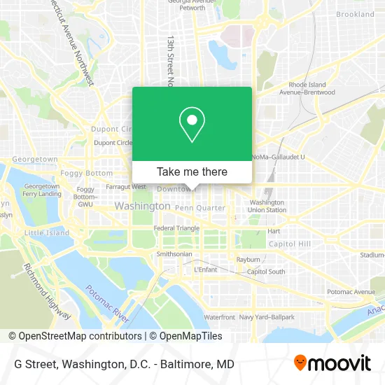 G Street map