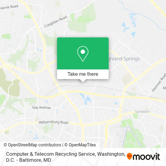 Computer & Telecom Recycling Service map