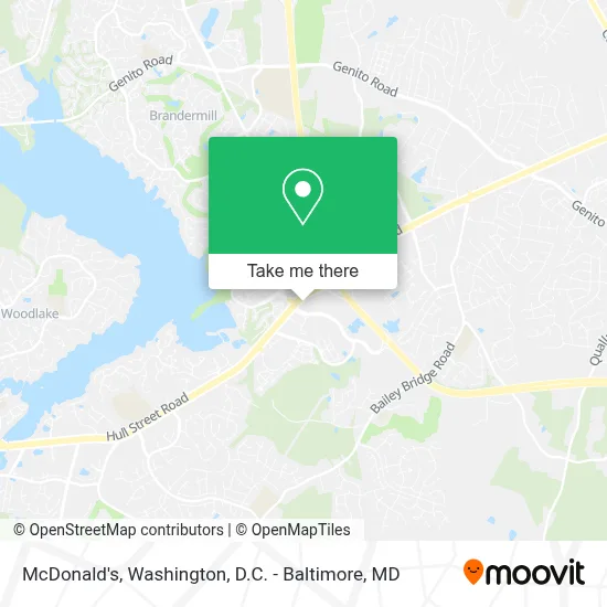 Mcdonald's map