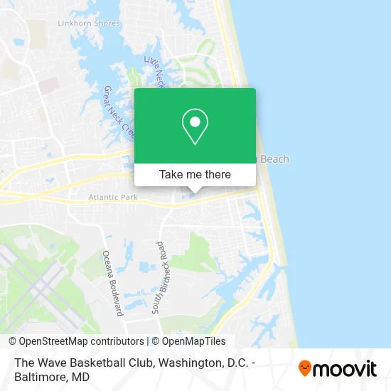 The Wave Basketball Club map