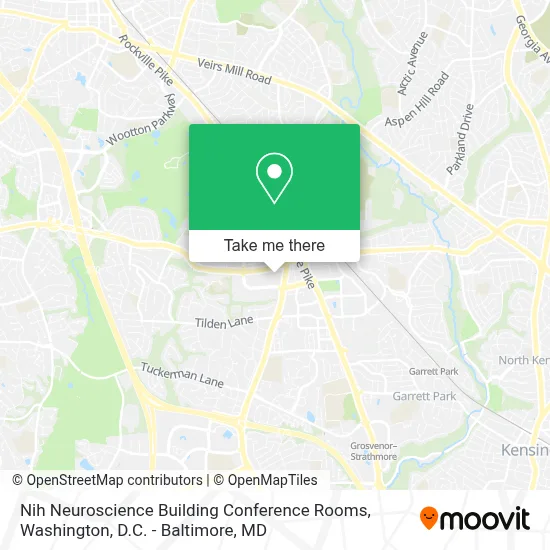 Nih Neuroscience Building Conference Rooms map