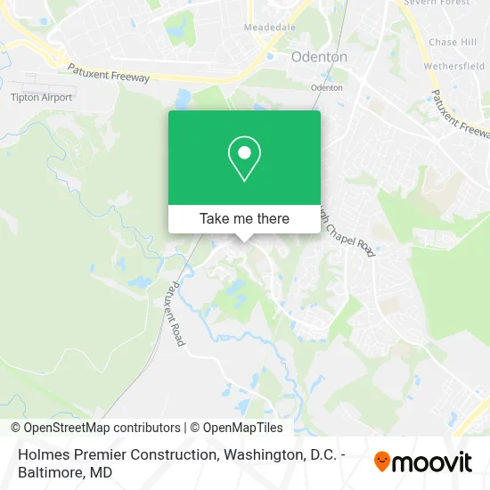 Holmes Premier Construction map