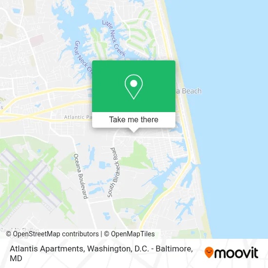 Atlantis Apartments map