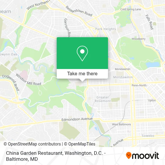 China Garden Restaurant map