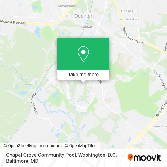 Chapel Grove Community Pool map