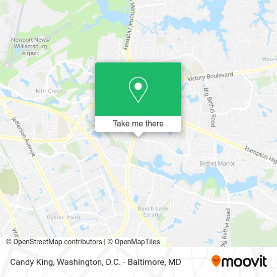 Candy King map