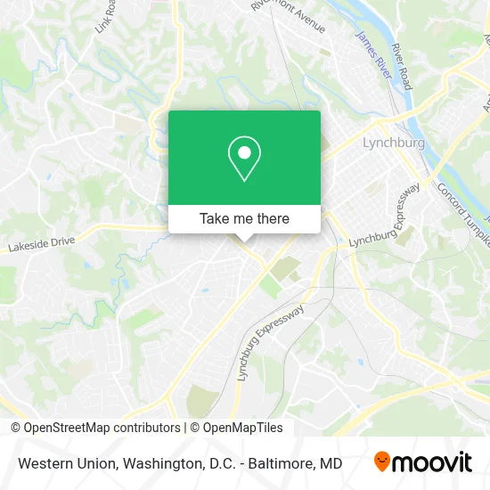 Western Union map