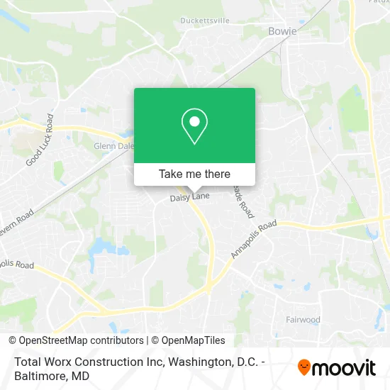 Total Worx Construction Inc map