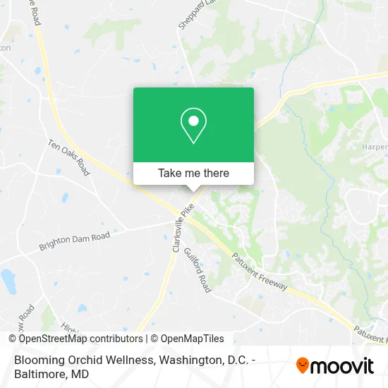Blooming Orchid Wellness map