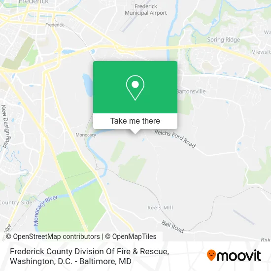 Frederick County Division Of Fire & Rescue map