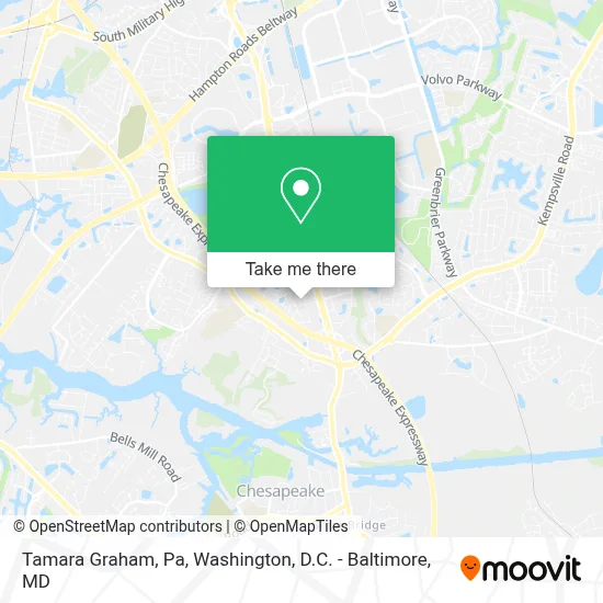 Tamara Graham, Pa map