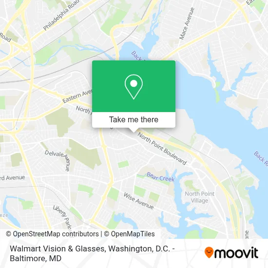 Walmart Vision & Glasses map