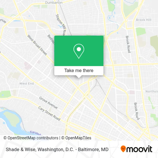 Shade & Wise map