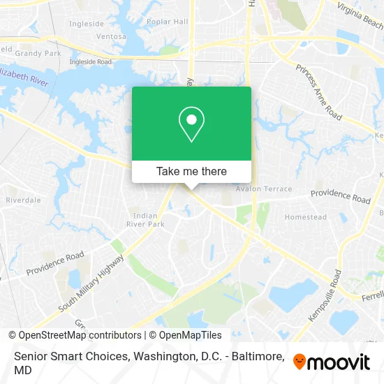Senior Smart Choices map
