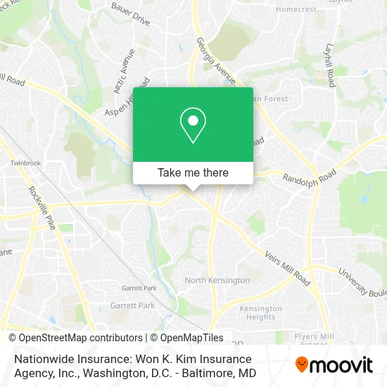 Nationwide Insurance: Won K. Kim Insurance Agency, Inc. map
