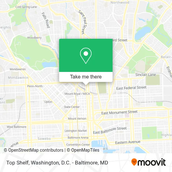 Top Shelf map