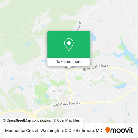 Mudhouse Crozet map