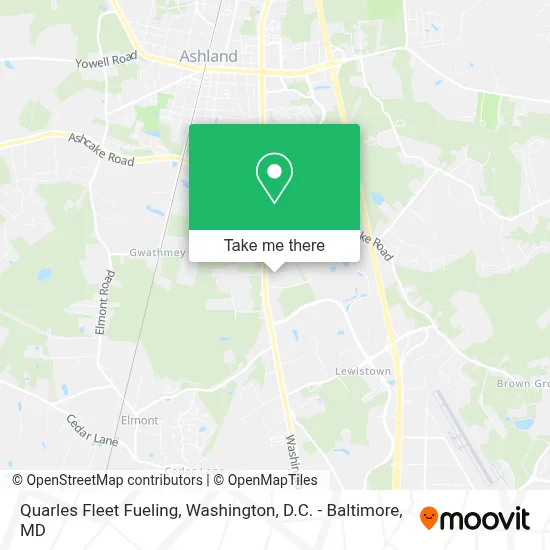 Quarles Fleet Fueling map