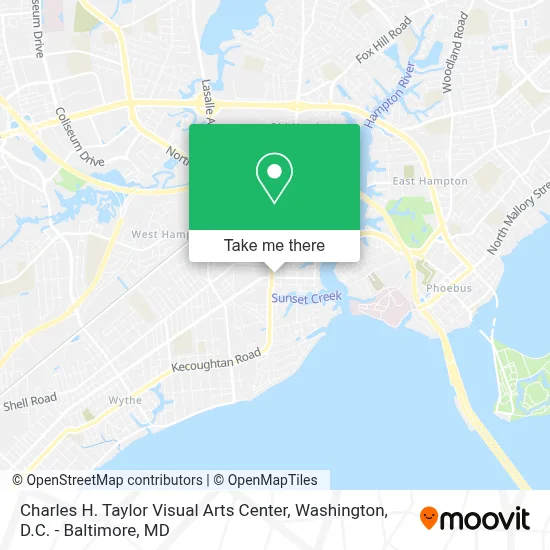 Charles H. Taylor Visual Arts Center map