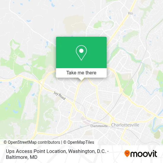 Ups Access Point Location map