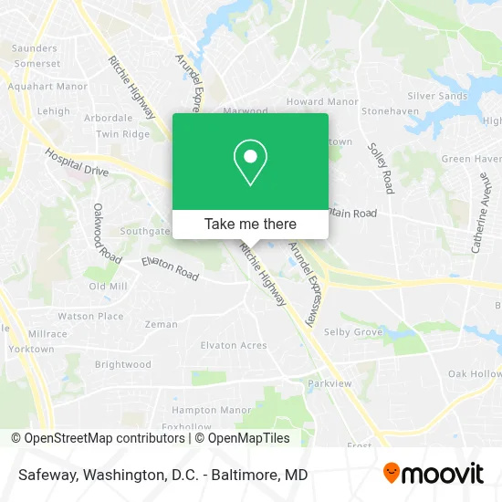 Safeway map