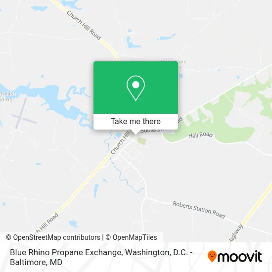 Blue Rhino Propane Exchange map