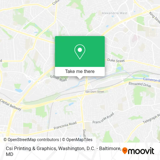 Csi Printing & Graphics map
